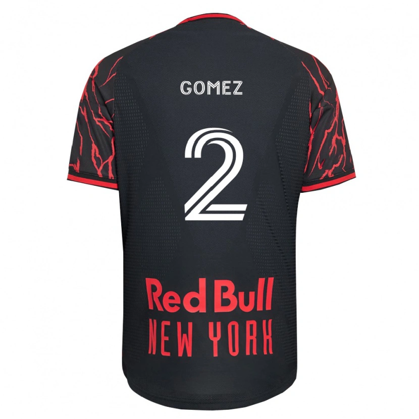 Danxen Kinder Álex Gómez #2 Rot Schwarz Weiß Heimtrikot Trikot 2026/27 T-Shirt Schweiz