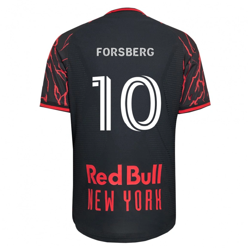 Danxen Kinder Emil Forsberg #10 Rot Schwarz Weiß Heimtrikot Trikot 2026/27 T-Shirt Schweiz