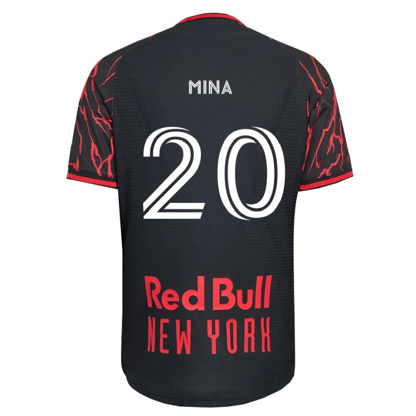Danxen Kinder Juan Mina #20 Rot Schwarz Weiß Heimtrikot Trikot 2026/27 T-Shirt Schweiz