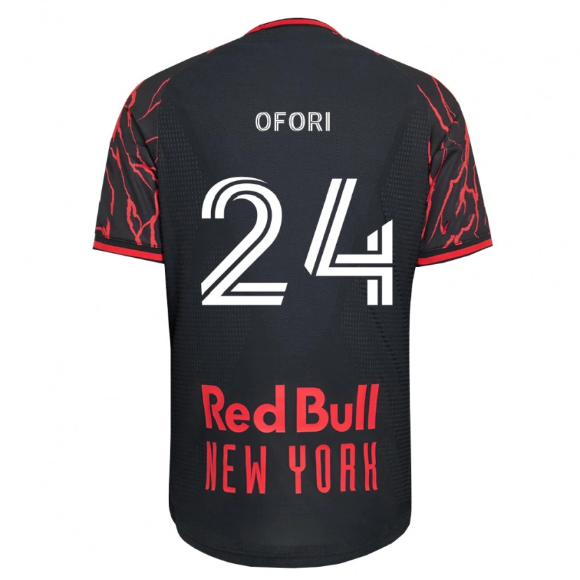 Danxen Kinder Curtis Ofori #24 Rot Schwarz Weiß Heimtrikot Trikot 2026/27 T-Shirt Schweiz