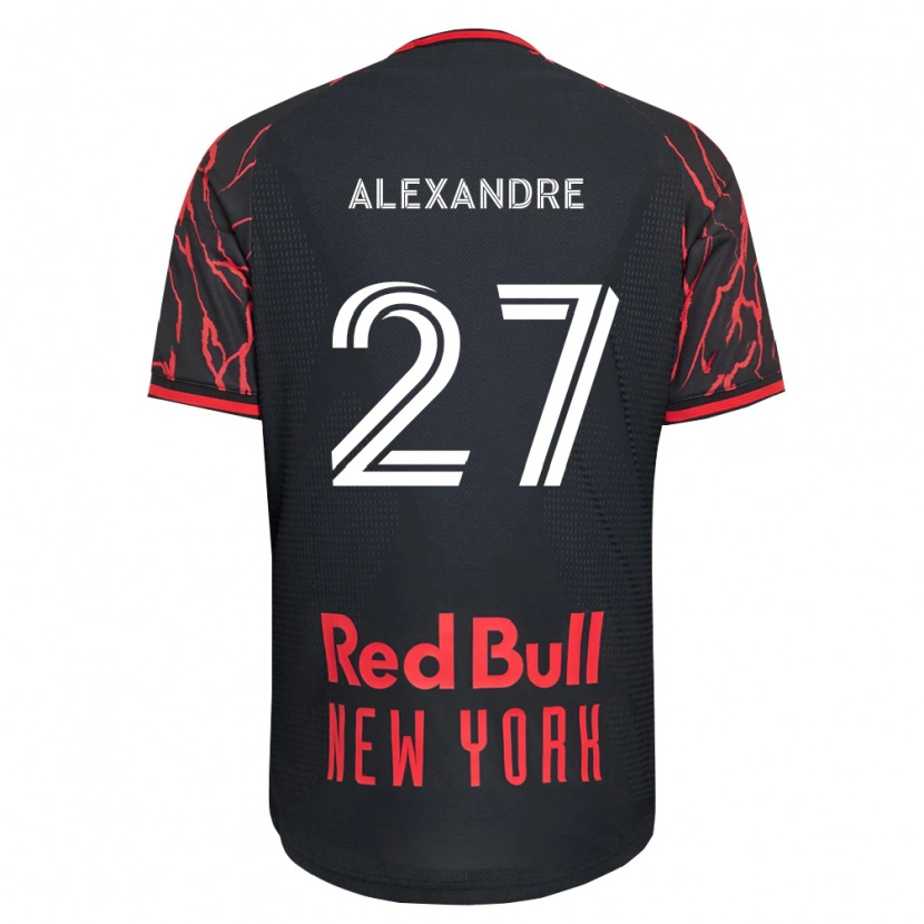 Danxen Kinder Davi Alexandre #27 Rot Schwarz Weiß Heimtrikot Trikot 2026/27 T-Shirt Schweiz
