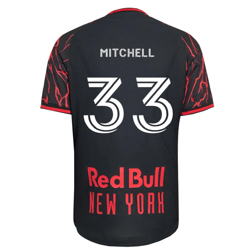 Danxen Kinder Roald Mitchell #33 Rot Schwarz Weiß Heimtrikot Trikot 2026/27 T-Shirt Schweiz
