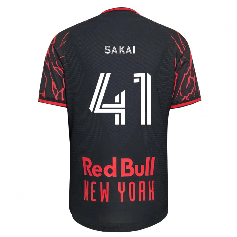 Danxen Kinder Shunya Sakai #41 Rot Schwarz Weiß Heimtrikot Trikot 2026/27 T-Shirt Schweiz