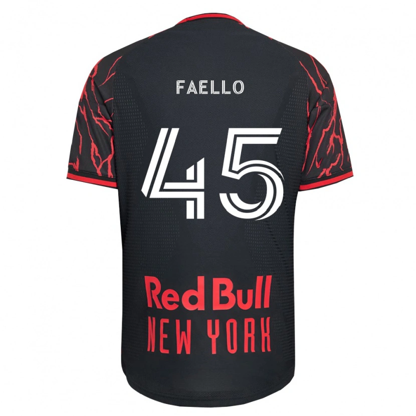 Danxen Kinder Connor Faello #45 Rot Schwarz Weiß Heimtrikot Trikot 2026/27 T-Shirt Schweiz