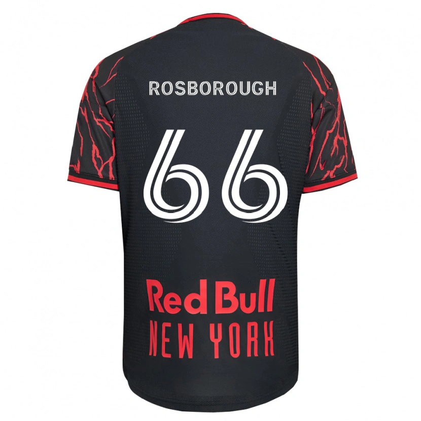 Danxen Kinder Tanner Rosborough #66 Rot Schwarz Weiß Heimtrikot Trikot 2026/27 T-Shirt Schweiz