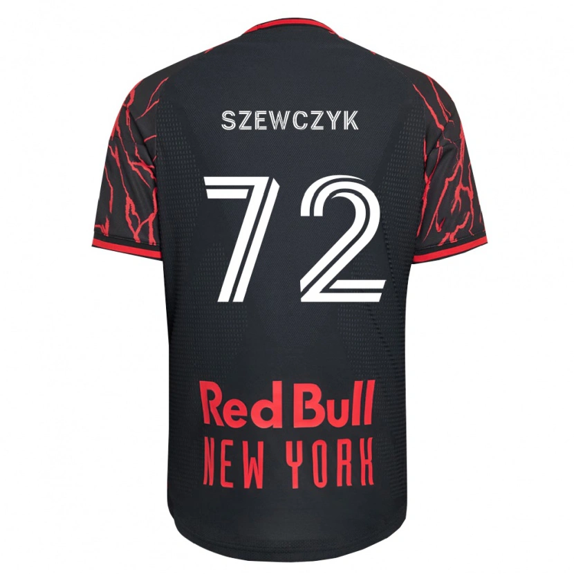 Danxen Kinder Tobias Szewczyk #72 Rot Schwarz Weiß Heimtrikot Trikot 2026/27 T-Shirt Schweiz