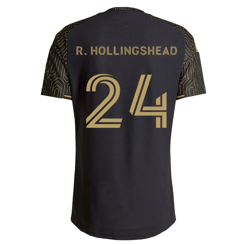 Danxen Kinder Ryan Hollingshead #24 Braun Schwarz Heimtrikot Trikot 2026/27 T-Shirt Schweiz