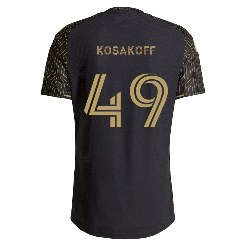 Danxen Kinder Charlie Kosakoff #49 Braun Schwarz Heimtrikot Trikot 2026/27 T-Shirt Schweiz