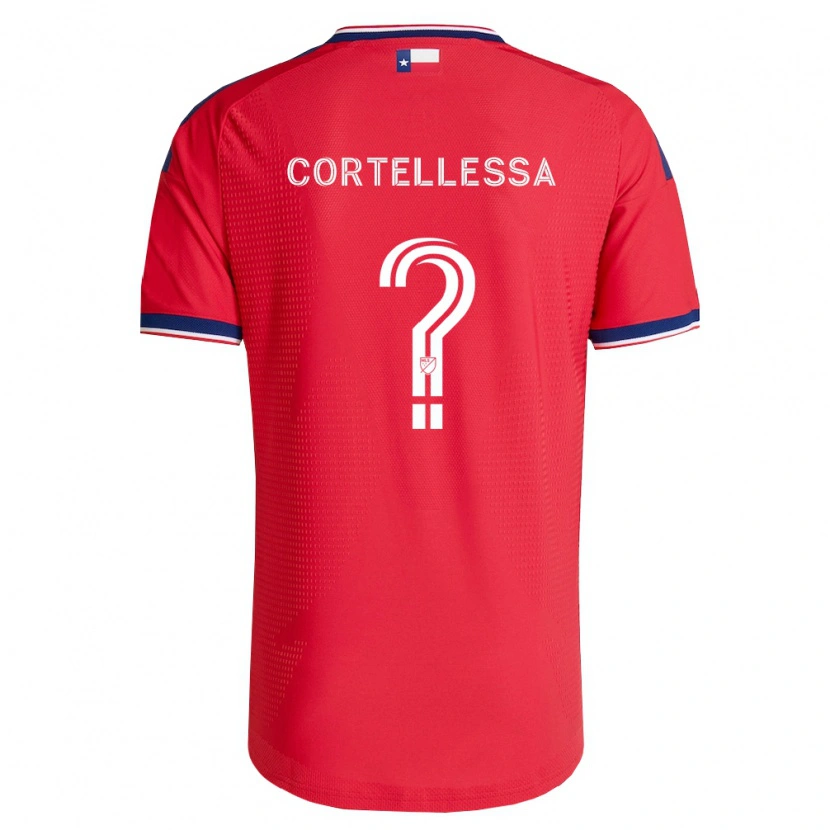 Danxen Kinder Michael Cortellessa #0 Rot Blau Weiß Heimtrikot Trikot 2026/27 T-Shirt Schweiz