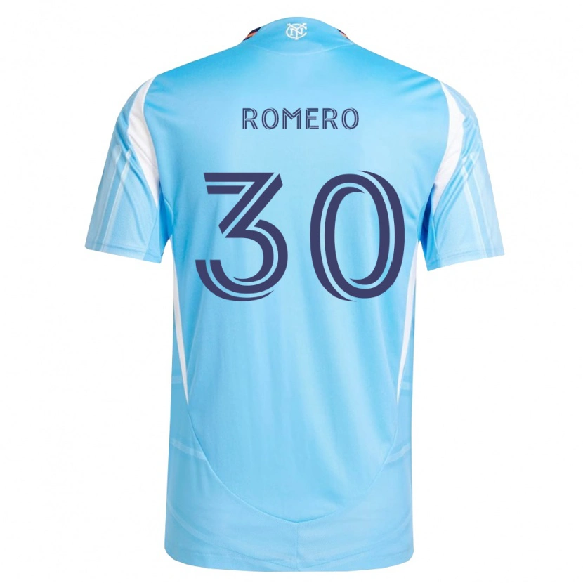 Danxen Kinder Tomás Romero #30 Himmelblau Weiß Heimtrikot Trikot 2026/27 T-Shirt Schweiz