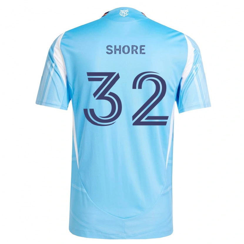Danxen Kinder Jonathan Shore #32 Himmelblau Weiß Heimtrikot Trikot 2026/27 T-Shirt Schweiz
