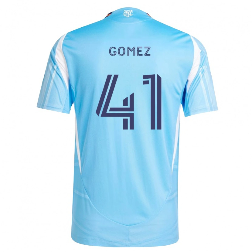 Danxen Kinder Julián Gómez #41 Himmelblau Weiß Heimtrikot Trikot 2026/27 T-Shirt Schweiz