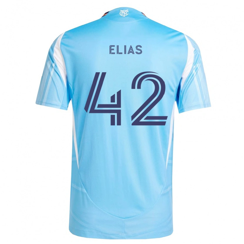 Danxen Kinder Piero Elias #42 Himmelblau Weiß Heimtrikot Trikot 2026/27 T-Shirt Schweiz