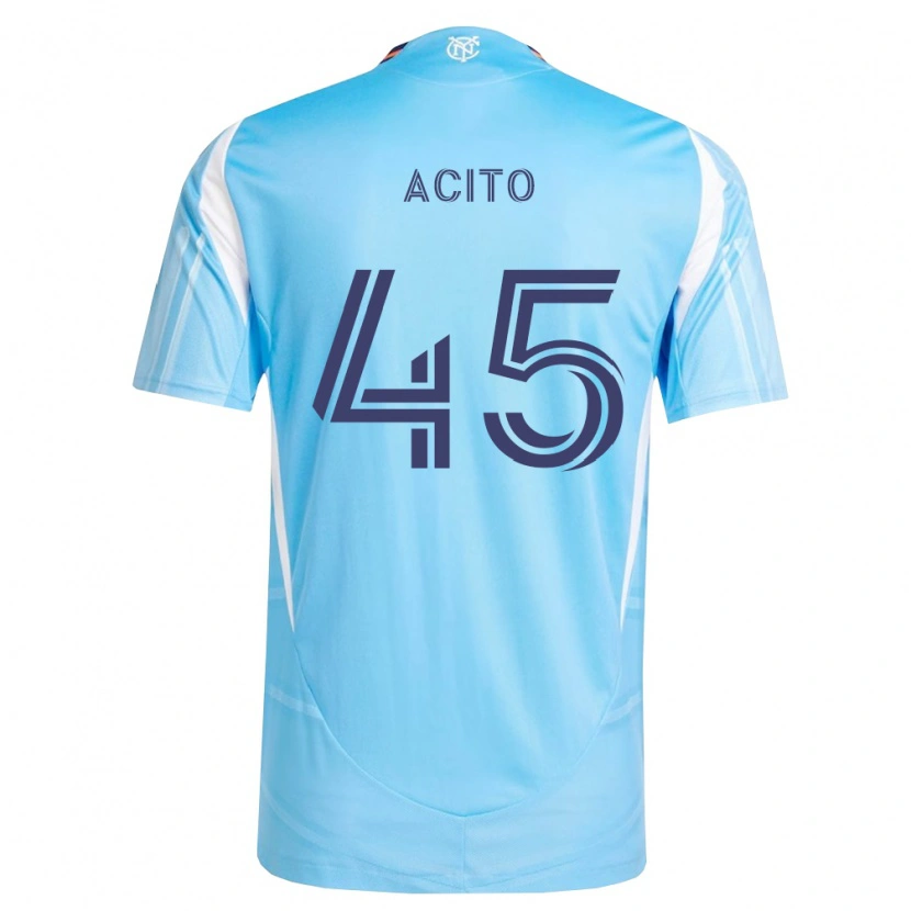 Danxen Kinder Kamran Acito #45 Himmelblau Weiß Heimtrikot Trikot 2026/27 T-Shirt Schweiz