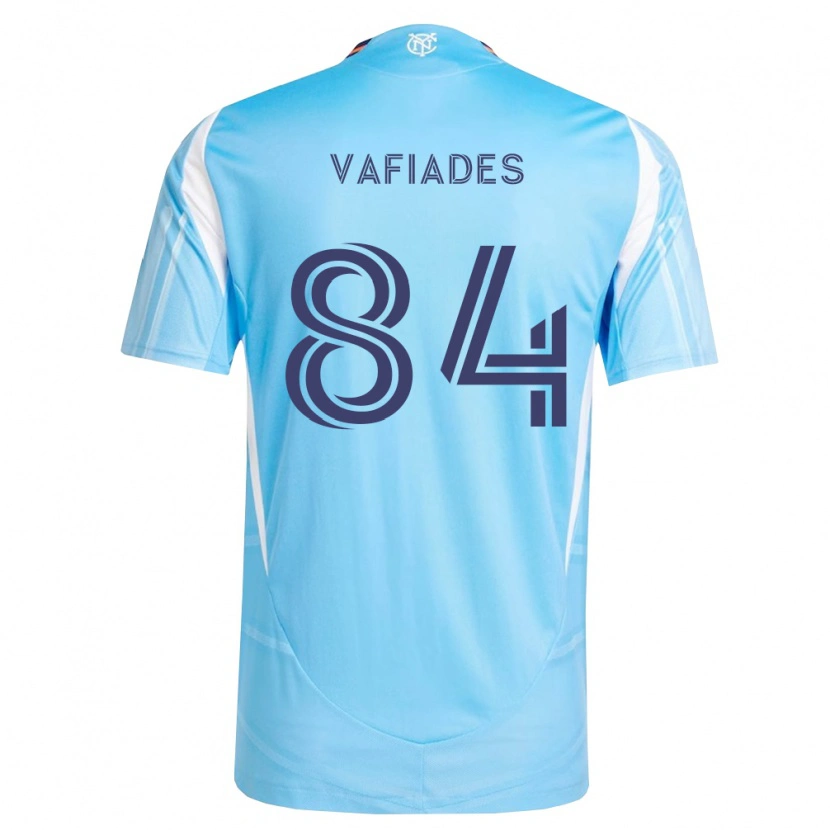 Danxen Kinder Niccolo Vafiades #84 Himmelblau Weiß Heimtrikot Trikot 2026/27 T-Shirt Schweiz