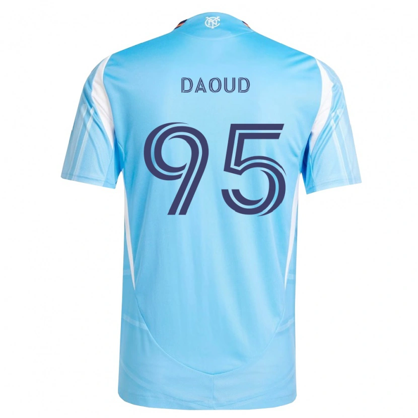 Danxen Kinder Rami Daoud #95 Himmelblau Weiß Heimtrikot Trikot 2026/27 T-Shirt Schweiz