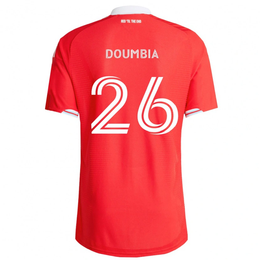 Danxen Kinder Ousmane Doumbia #26 Rot Tiefblau Weiß Heimtrikot Trikot 2026/27 T-Shirt Schweiz