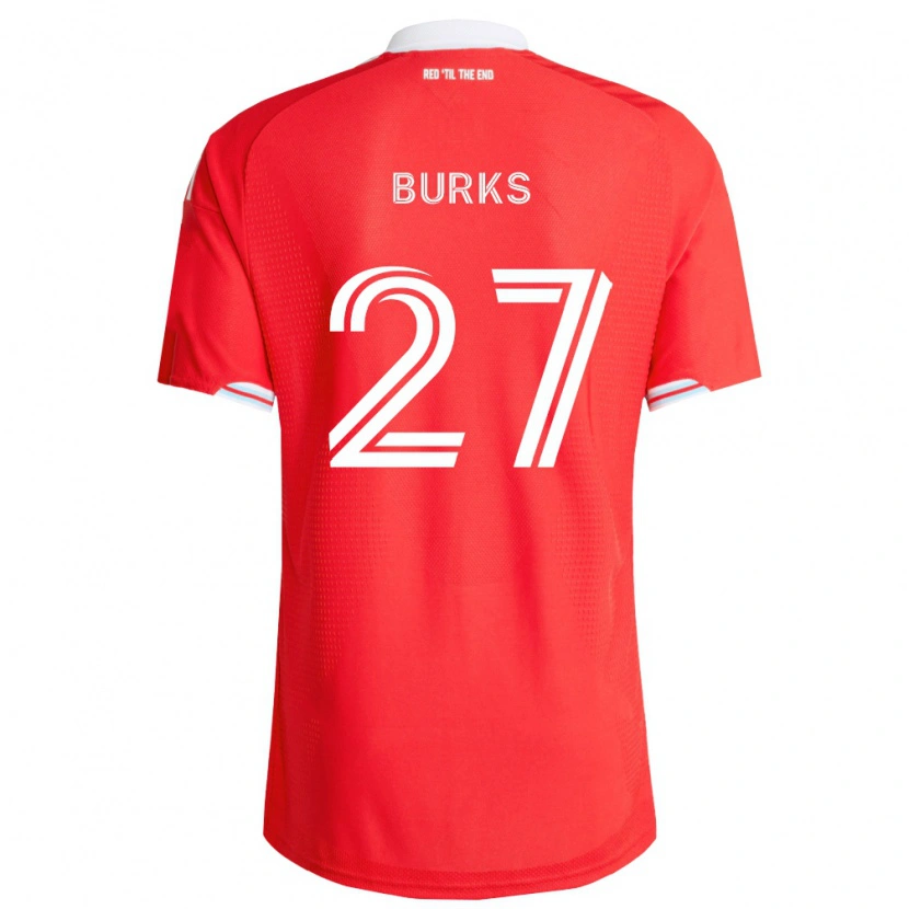 Danxen Kinder Kendall Burks #27 Rot Tiefblau Weiß Heimtrikot Trikot 2026/27 T-Shirt Schweiz