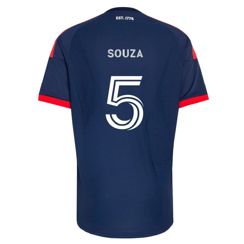 Danxen Kinder Victor Souza #5 Königsblau Rot Weiß Heimtrikot Trikot 2026/27 T-Shirt Schweiz