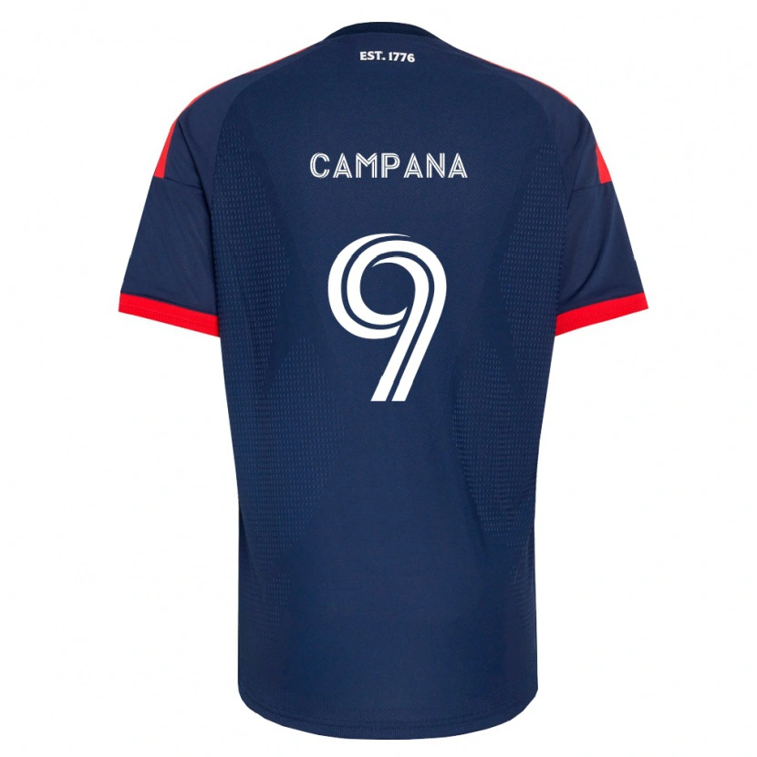 Danxen Kinder Leonardo Campana #9 Königsblau Rot Weiß Heimtrikot Trikot 2026/27 T-Shirt Schweiz