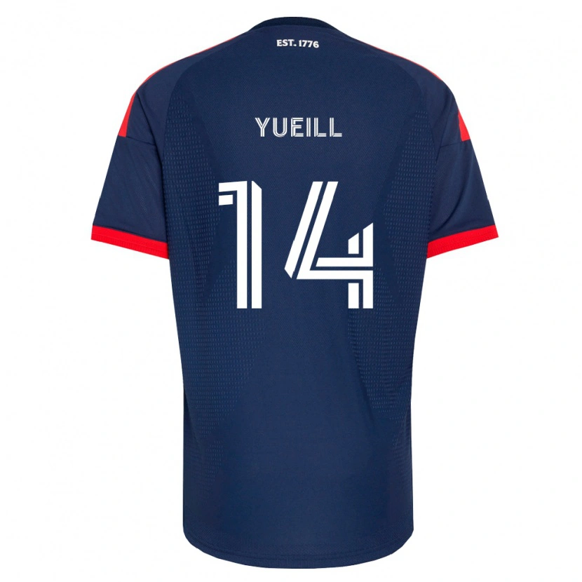 Danxen Kinder Jackson Yueill #14 Königsblau Rot Weiß Heimtrikot Trikot 2026/27 T-Shirt Schweiz