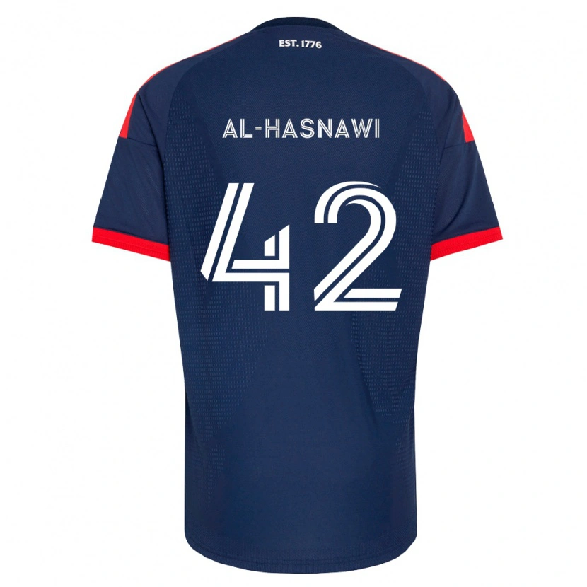 Danxen Kinder Moshtaba Al-Hasnawi #42 Königsblau Rot Weiß Heimtrikot Trikot 2026/27 T-Shirt Schweiz