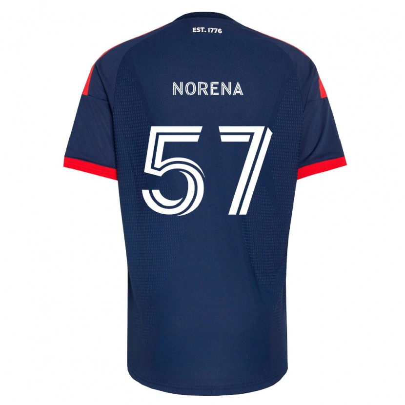 Danxen Kinder Bryan Norena #57 Königsblau Rot Weiß Heimtrikot Trikot 2026/27 T-Shirt Schweiz