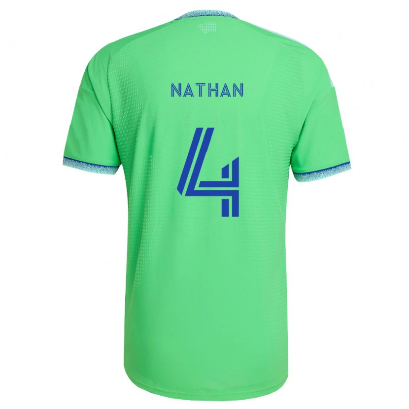 Danxen Kinder Nathan #4 Grün Hellblau Heimtrikot Trikot 2026/27 T-Shirt Schweiz