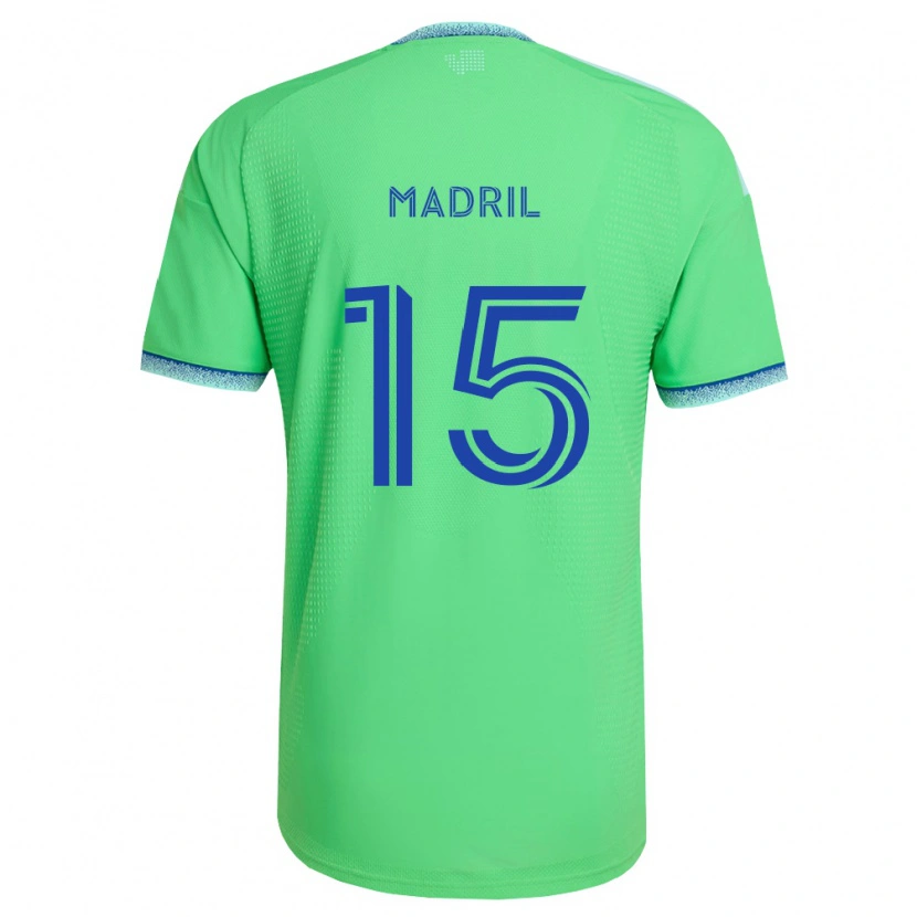 Danxen Kinder Emily Madril #15 Grün Hellblau Heimtrikot Trikot 2026/27 T-Shirt Schweiz