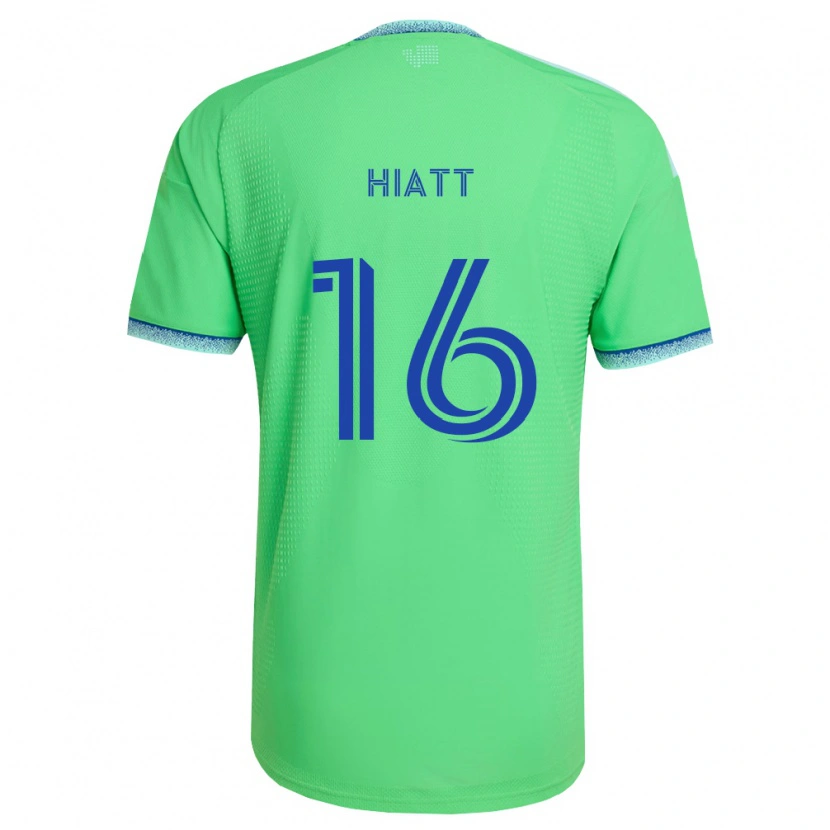 Danxen Kinder Samantha Hiatt #16 Grün Hellblau Heimtrikot Trikot 2026/27 T-Shirt Schweiz