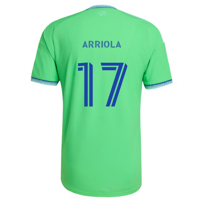 Danxen Kinder Paul Arriola #17 Grün Hellblau Heimtrikot Trikot 2026/27 T-Shirt Schweiz