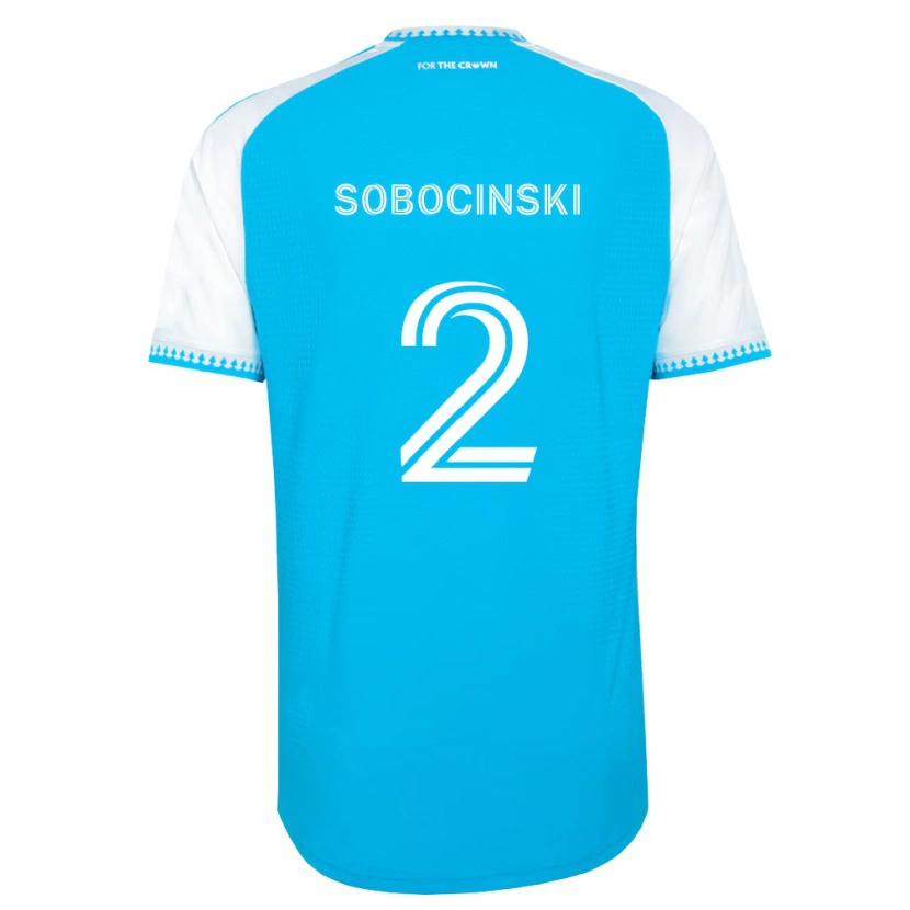 Danxen Kinder Jan Sobocinski #2 Himmelblau Weiß Schwarz Heimtrikot Trikot 2026/27 T-Shirt Schweiz