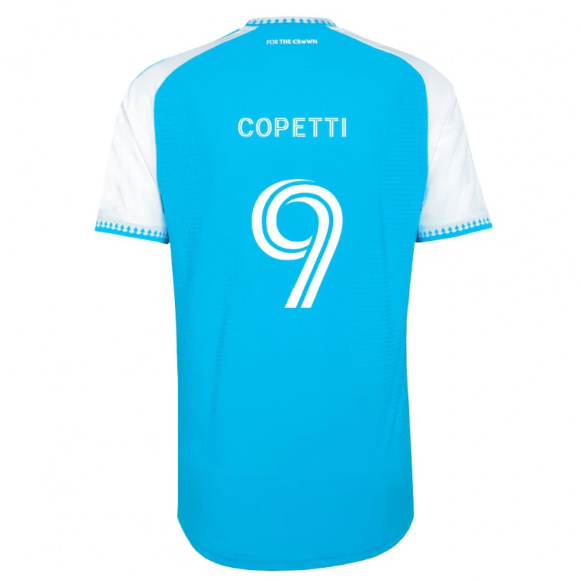 Danxen Kinder Enzo Copetti #9 Himmelblau Weiß Schwarz Heimtrikot Trikot 2026/27 T-Shirt Schweiz