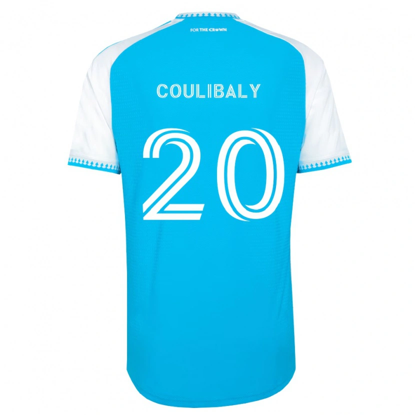 Danxen Kinder Baye Coulibaly #20 Himmelblau Weiß Schwarz Heimtrikot Trikot 2026/27 T-Shirt Schweiz