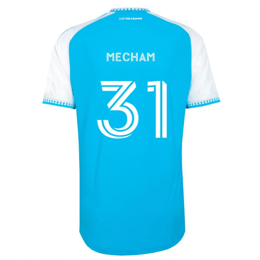 Danxen Kinder Jake Mecham #31 Himmelblau Weiß Schwarz Heimtrikot Trikot 2026/27 T-Shirt Schweiz