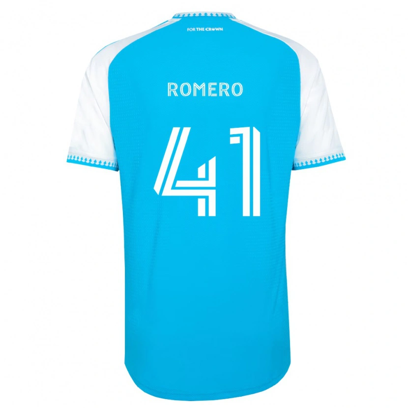 Danxen Kinder Brian Romero #41 Himmelblau Weiß Schwarz Heimtrikot Trikot 2026/27 T-Shirt Schweiz