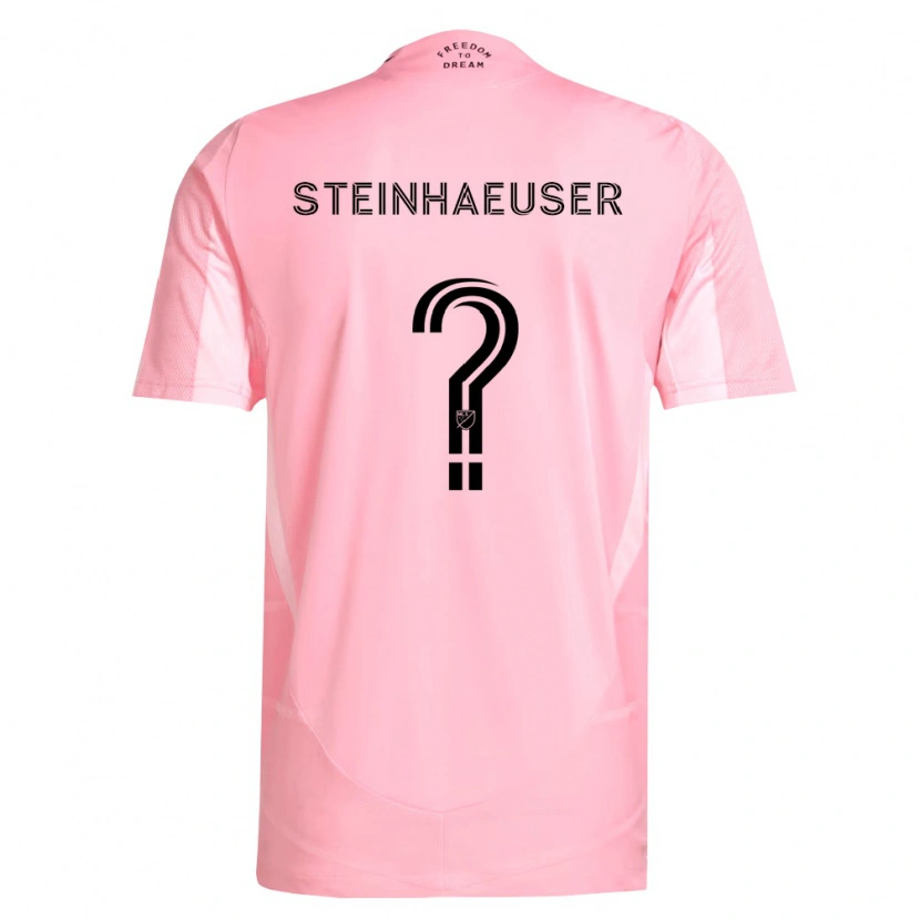 Danxen Kinder Marcus Steinhaeuser #0 Pink Schwarz Heimtrikot Trikot 2026/27 T-Shirt Schweiz