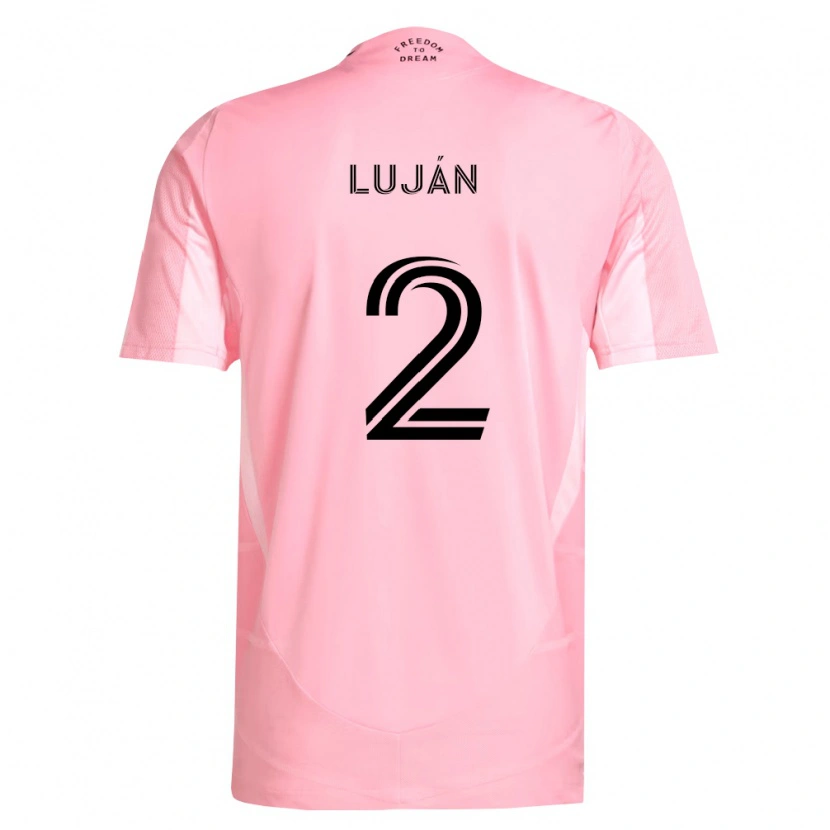 Danxen Kinder Gonzalo Luján #2 Pink Schwarz Heimtrikot Trikot 2026/27 T-Shirt Schweiz