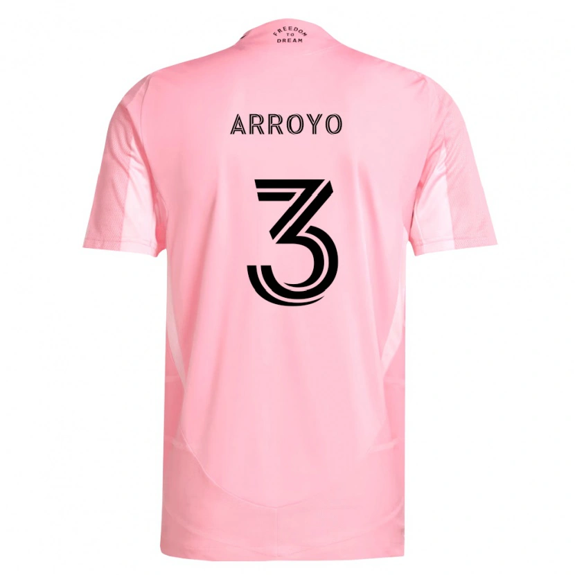 Danxen Kinder Dixon Arroyo #3 Pink Schwarz Heimtrikot Trikot 2026/27 T-Shirt Schweiz
