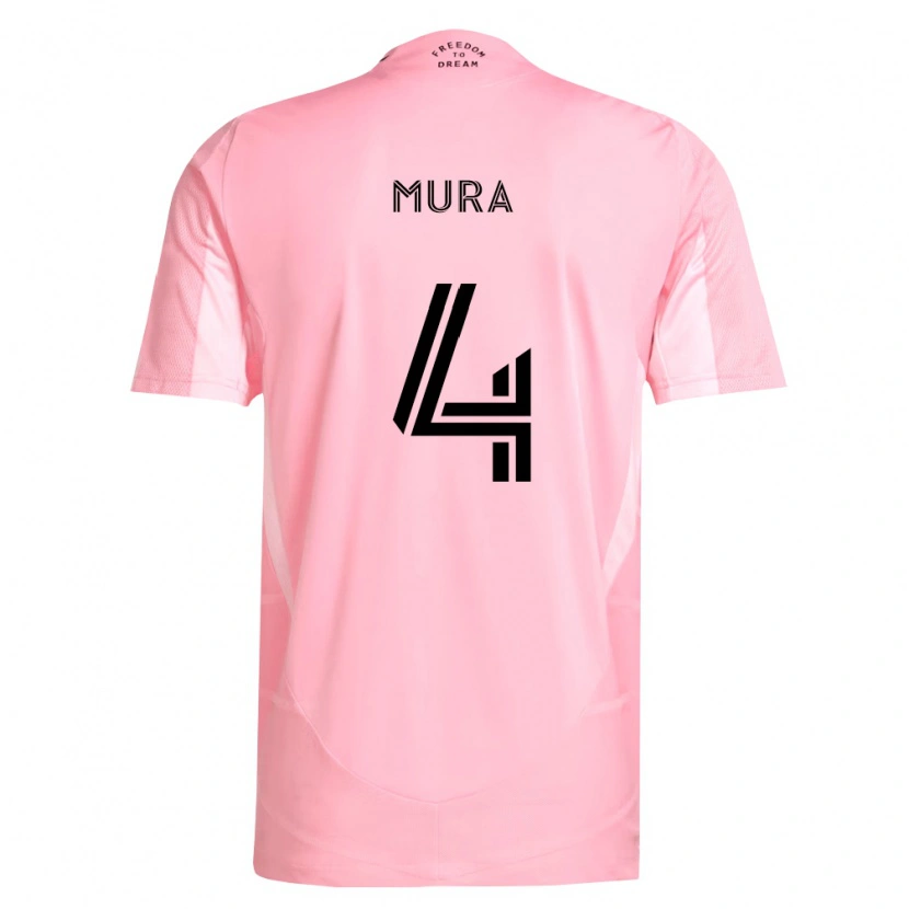 Danxen Kinder Facundo Mura #4 Pink Schwarz Heimtrikot Trikot 2026/27 T-Shirt Schweiz