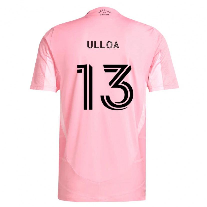Danxen Kinder Víctor Ulloa #13 Pink Schwarz Heimtrikot Trikot 2026/27 T-Shirt Schweiz