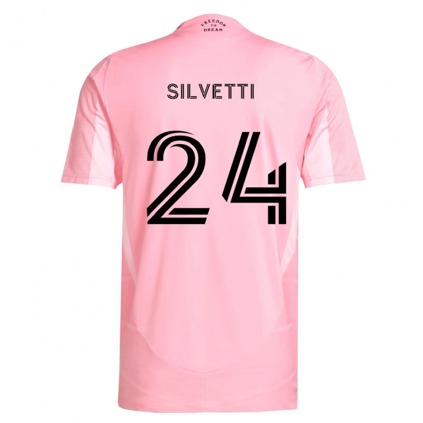 Danxen Kinder Mateo Silvetti #24 Pink Schwarz Heimtrikot Trikot 2026/27 T-Shirt Schweiz