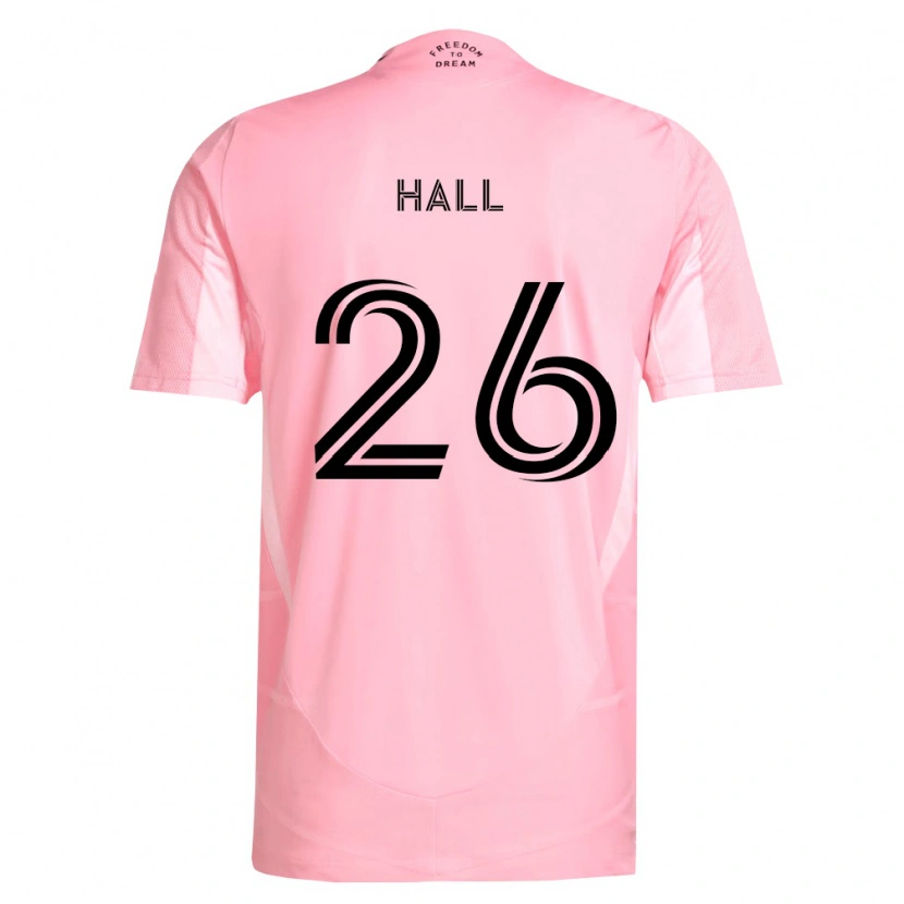 Danxen Kinder Tyler Hall #26 Pink Schwarz Heimtrikot Trikot 2026/27 T-Shirt Schweiz