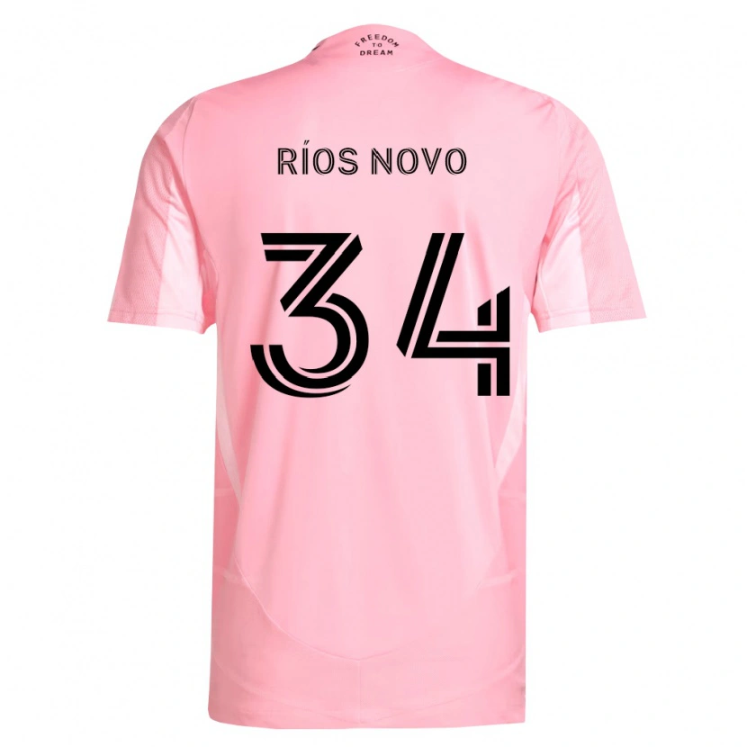 Danxen Kinder Rocco Ríos Novo #34 Pink Schwarz Heimtrikot Trikot 2026/27 T-Shirt Schweiz