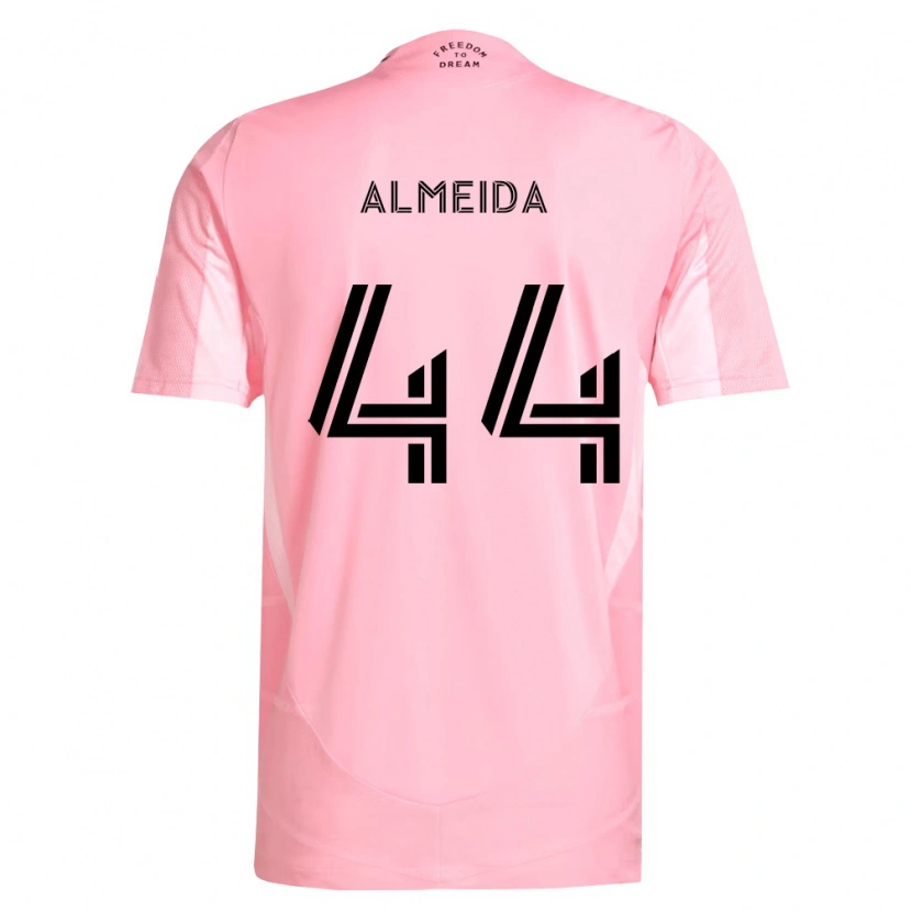 Danxen Kinder Nicholas Almeida #44 Pink Schwarz Heimtrikot Trikot 2026/27 T-Shirt Schweiz