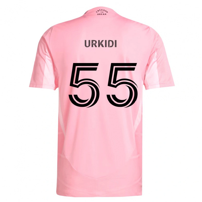 Danxen Kinder Ian Urkidi #55 Pink Schwarz Heimtrikot Trikot 2026/27 T-Shirt Schweiz