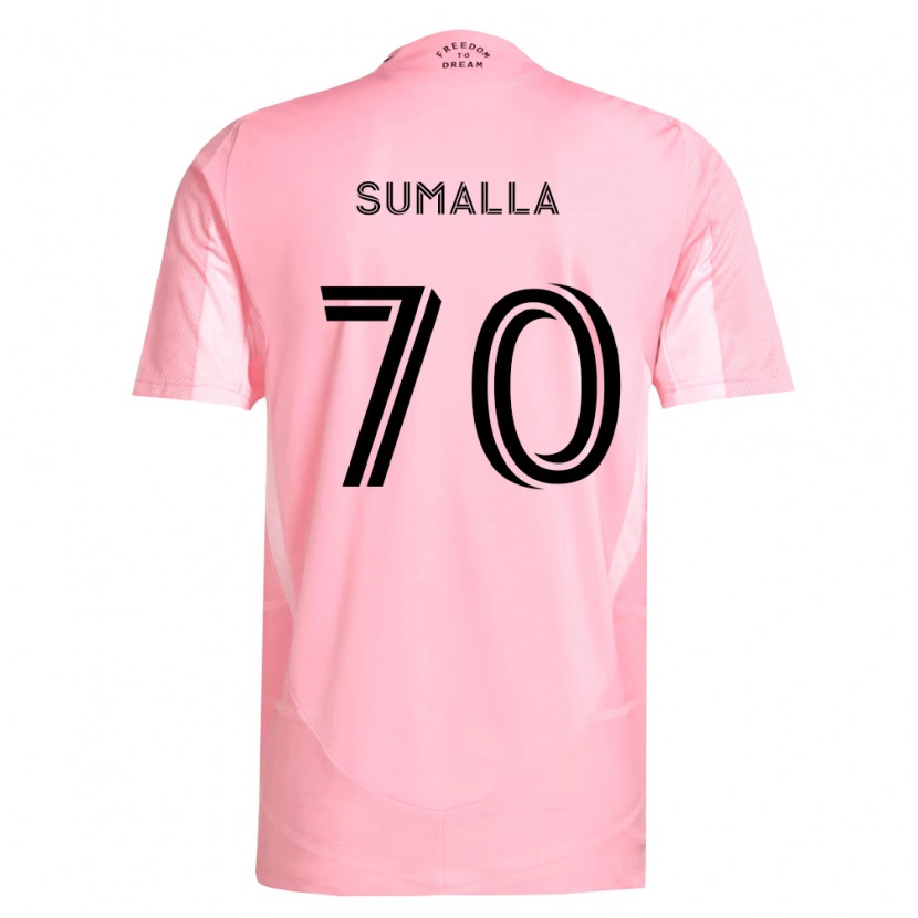 Danxen Kinder Daniel Sumalla #70 Pink Schwarz Heimtrikot Trikot 2026/27 T-Shirt Schweiz