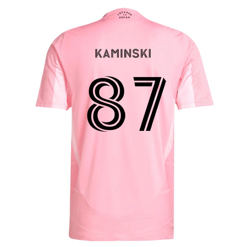 Danxen Kinder Brett Kaminski #87 Pink Schwarz Heimtrikot Trikot 2026/27 T-Shirt Schweiz