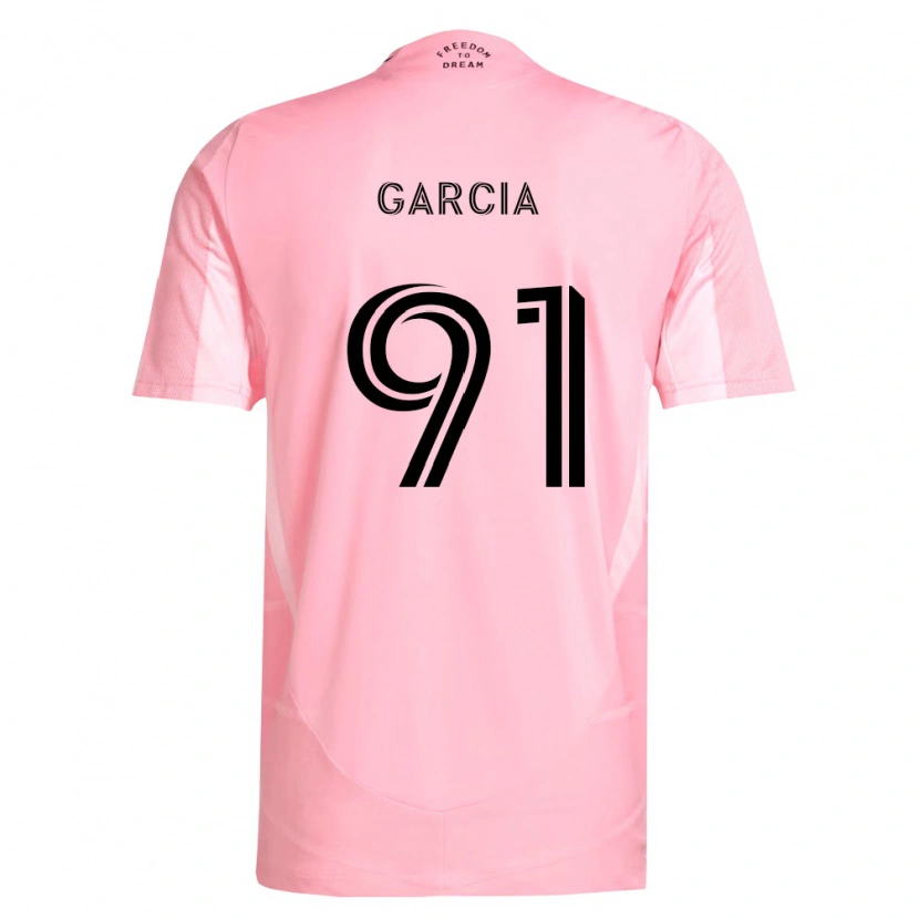 Danxen Kinder Lesther García #91 Pink Schwarz Heimtrikot Trikot 2026/27 T-Shirt Schweiz