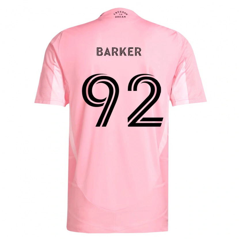 Danxen Kinder Lucas Barker #92 Pink Schwarz Heimtrikot Trikot 2026/27 T-Shirt Schweiz